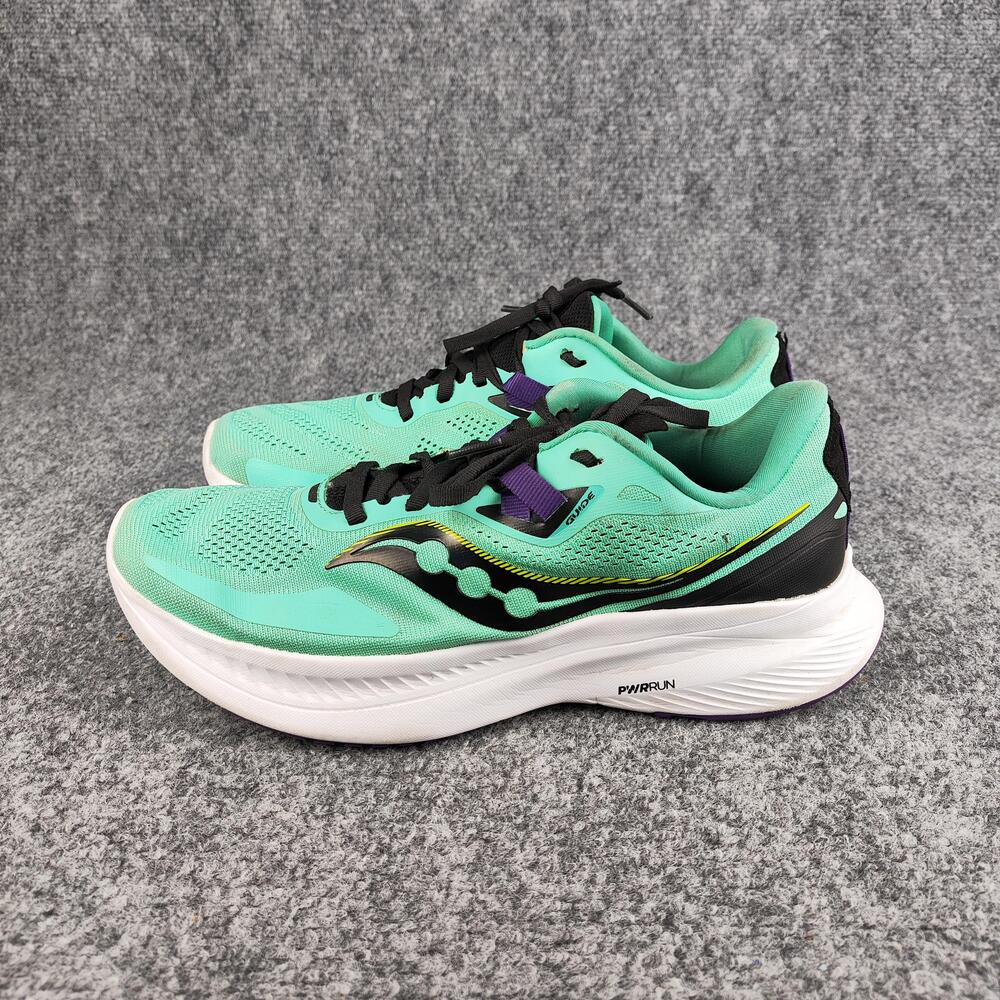 Saucony Guide 15 Shoes Womens Size 9 Green Mesh Running Sneakers S10684-26